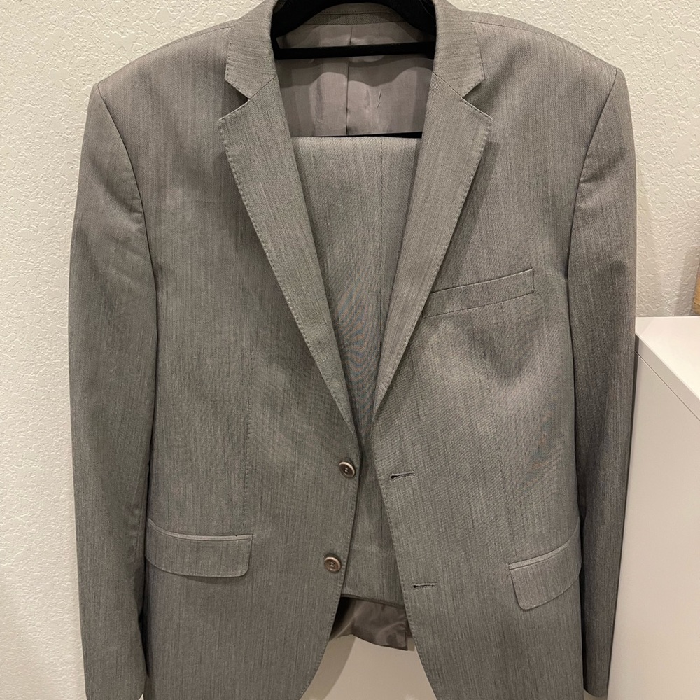 Zara Man Gray/Silver suit (jacket and pants)